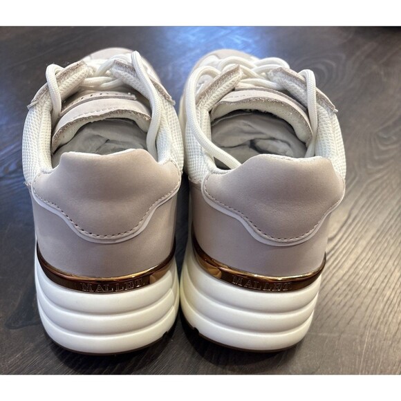 Mallet London Packington Luxury Hub Creme Tan Casual Trainers US 10 EU 43 UK 9 - Picture 6 of 10